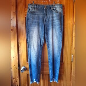 Classic Blue Stretch Denim Jeans By Kancan 13/30